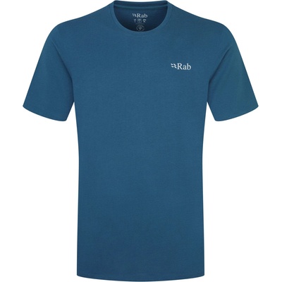 Rab Мъжка тениска Rab Stance Mountain Peak Tee T-shirt - Tempest Blue - размер XXL (216-7521-0415)