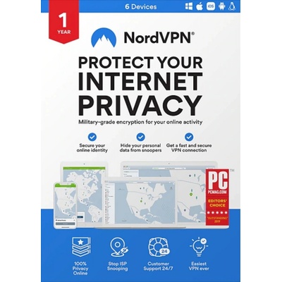 NordVPN 6 lic. 12 mes.