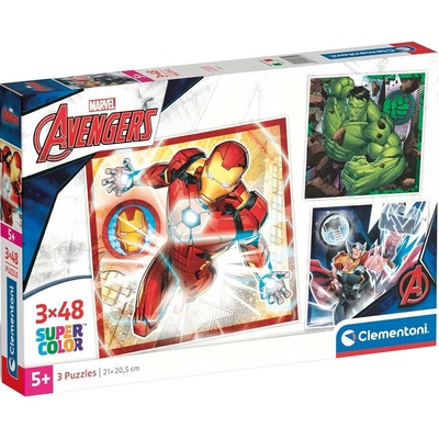 Clementoni Avengers 3x48 dielov