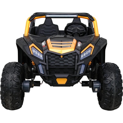 Buggy ATV Racing pro 2 děti + pohon 4x4 + dálkové ovládání + pomalý start + MP3 LED zlatá