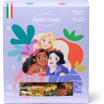 Dalla Costa Těstoviny Princess tricolore DISNEY 250 g