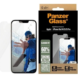 Panzer iPhone 17e / 16e / 14 PANZERGLASS CLASSIC FIT стъклено защитно фолио за екран, с изключителна устойчивост на надраскване и удари + допълнителна рамка, ПРОЗРАЧНО PGRCLFIG29845 (PGRCLFIG29845)