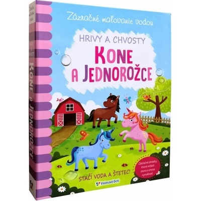 Zázračné maľovanie vodou - Kone a jednorožce