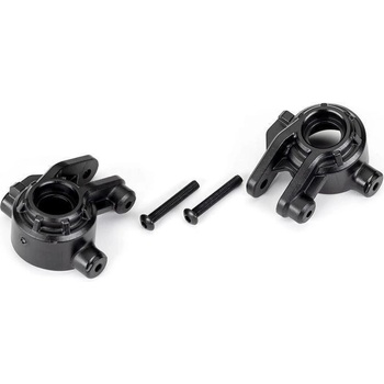 Traxxas Главини предни Traxxas Jato Rustler Steering blocks, extreme heavy duty, black (left & right)/ 3x20mm BCS (2) (for use with #9080 upgrade kit) TRX9037 (TRX9037)