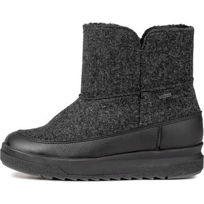 Pomar Дамски зимни ботуши Pomar Women's Niva GTX Ankle Boot Winter boots - Granit Felt / Vivian Black Nappa - размер 37 (EU) (121-1129-0112)
