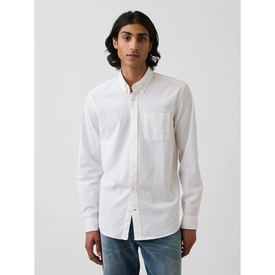 Gap košile oxford standard fit bílá