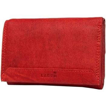 Lagen dámska kožená peňaženka Red LG 10 W 3 červená