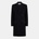 OFF WHITE Men's Structured Modern Cut Overcoat - Black