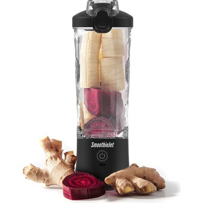 SmoothieJet přenosný USB smoothie 600 ml - voděodolný Černá