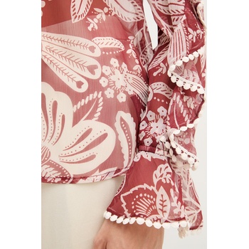 OUI Блуза с волани дамска (97232)