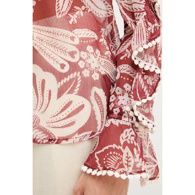 OUI Блуза с волани дамска (97232)