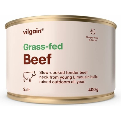Vilgain Grass Fed Beef BIO 400 g – Zboží Dáma