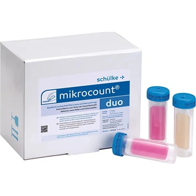 Schülke mikrocount® duo – kultivačné doštičky na stanovenie mikroorganizmov, kvasiniek a plesní, 20 ks