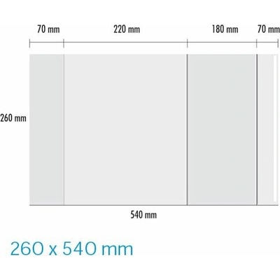LUMA Obal univerzální 90mic 260 x 540mm