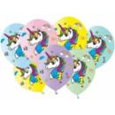 Alvarak Balónky jednorožec barevné