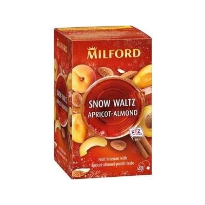 MILFORD Ovocný čaj Snow Waltz meruňka mandle 20 x 2,5 g