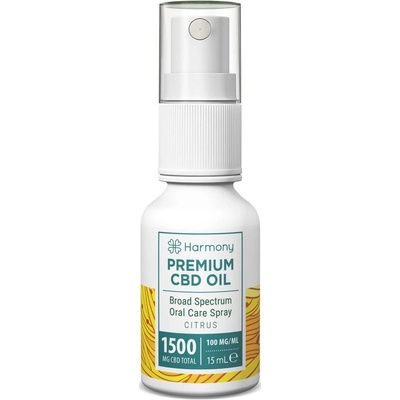 Harmony CBD olej ve spreji 1500 mg Citrus 15 ml