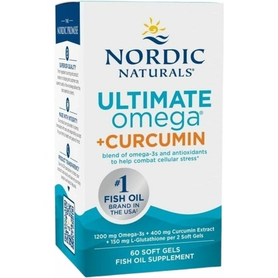 Nordic Naturals Ultimate Omega + Curcumin 60 kapsúl