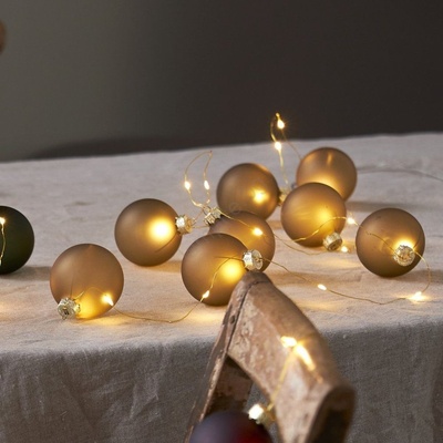 EGLO 411557 - светлинен гирлянд BLISS 22xLED/3xAA 2, 6m топла бяла (EG411557)