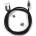 HARAHU Usb заряден кабел 3в1 с магнитни накрайници - Черен kp30706