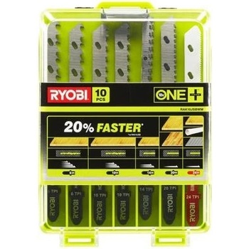 Ryobi RAK10JSBWM 10ti dílná sada pilových plátků pro přímočaré pily