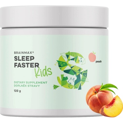 BrainMax KIDS Sleep Faster Broskev 120 g