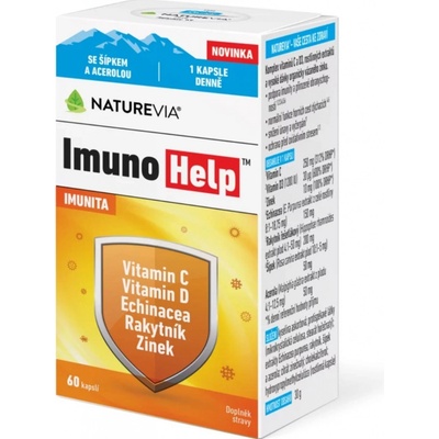 Swiss NatureVia ImunoHelp 60 kapsúl