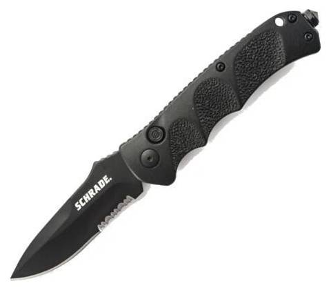 Schrade Survival Button Lock