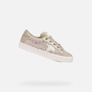 GEOX Бежови детски кецове Geox Gisli Geox | Bezhov | Момичешки | 36