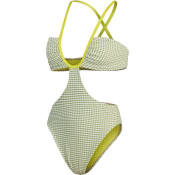 Speedo Бански костюм Speedo Women's Gingham One Piece Swimsuit - Green