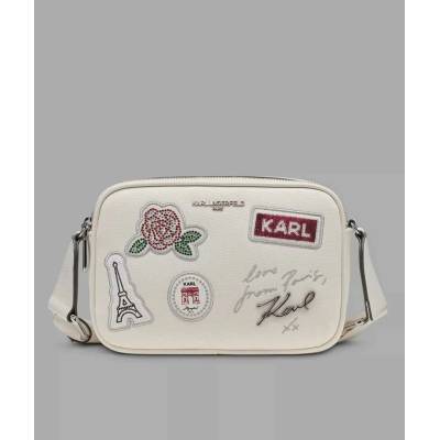 KARL LAGERFELD dámská kabelka crossbody MAYBELLE L6DET9BJ bílá