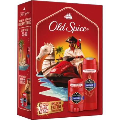Old Spice Captain deodorant 50 ml + sprchový gel 250 ml