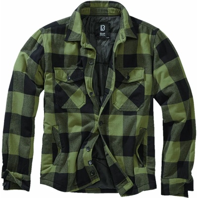 BRANDIT Мъжко яке BRANDIT - Lumberjacket - 9478-черен+маслинов Gingham