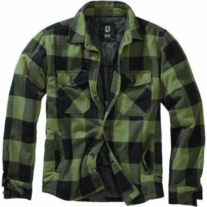 BRANDIT Мъжко яке BRANDIT - Lumberjacket - 9478-черен+маслинов Gingham