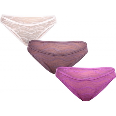 Calvin Klein viacfarebné 3PACK dámske nohavičky (QD5203E-NOW)