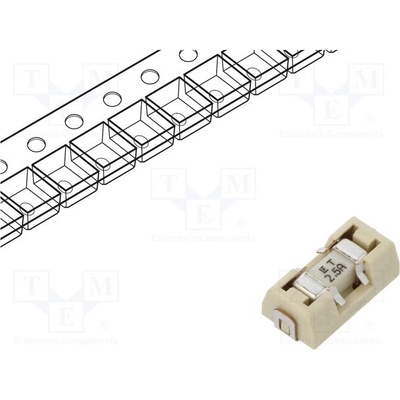 LITTELFUSE 015402.5DRT Pojistka: tavná; 9,73x5,03x3,81mm; SMD; 2,5A; 125VAC; 125V; 125VDC
