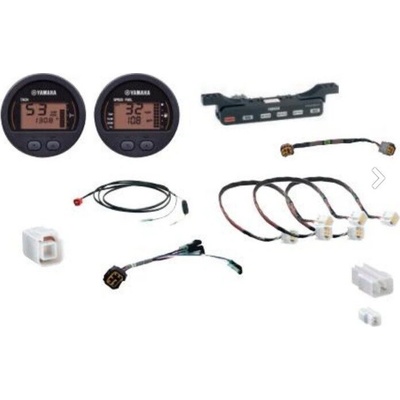 YAMAHA MULTIFUNCTION 2 GAUGE KIT ROUND TACHO + SPEEDO/FMM KIT (otáčkomer + rýchlomer)