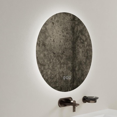 Inter Ceramic LED огледало с нагревател MATEO 1970, Inter Ceramic, 79х79см (1970)