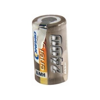 Conrad energy Baterie NiMH Sub-C s pájecími kontakty 1,2 originální 2400 mAh