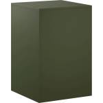 vidaXL Стойка за растения Маслиненозелено 40 x 40 x 60 cm (8012536)