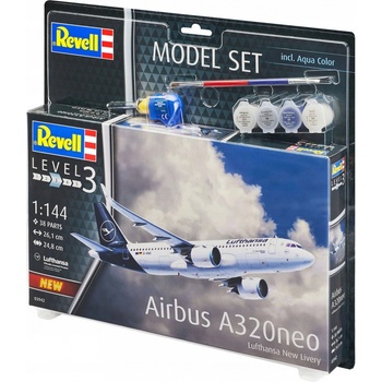 neo Revell Airbus A320 Lufthansa Modelset 63942 1:144