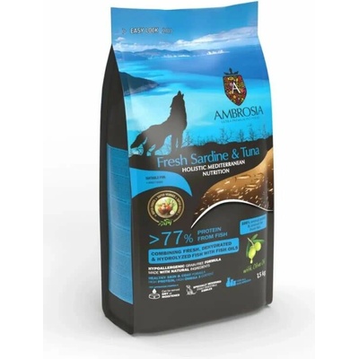 Ambrosia mediterranean Fresh sardine & tuna 1,5 kg