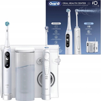 Oral-B Електрическа четка за зъби Oral-B iO6 + душ за уста OxyJet, бяла (8006540841204)