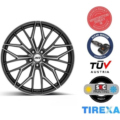 AEZ Porto 9x19 5x108 ET53 gunmetal polished