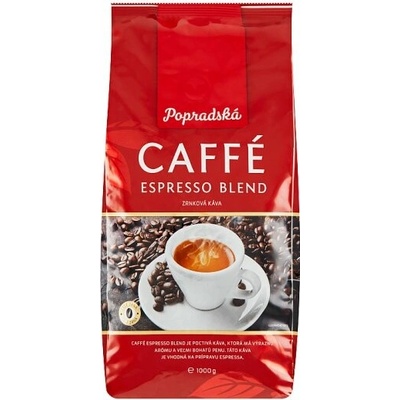 Popradská Caffé Espresso Blend zrnková 1000 g