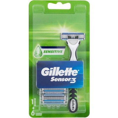 Gillette Sensor3 Sensitive + 6 ks hlavic
