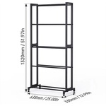  Метален стелаж за филаменти BIQU Panda Feed Rack - до 40 ролки, въглеродна стомана