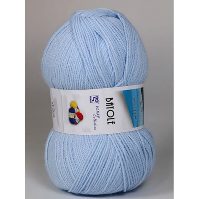 Pletací příze Vlnap BATOLE 56020 modrá, klasická, 100g/416m