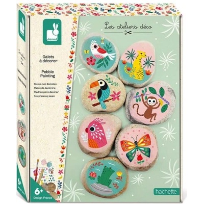 Janod - Творчески комплект - Декориране на камъчета (J07922)