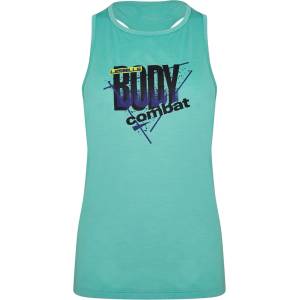 Reebok Women's Les Mills Bodycombat Activchill Graphic Performance Gym Vest - Seclte